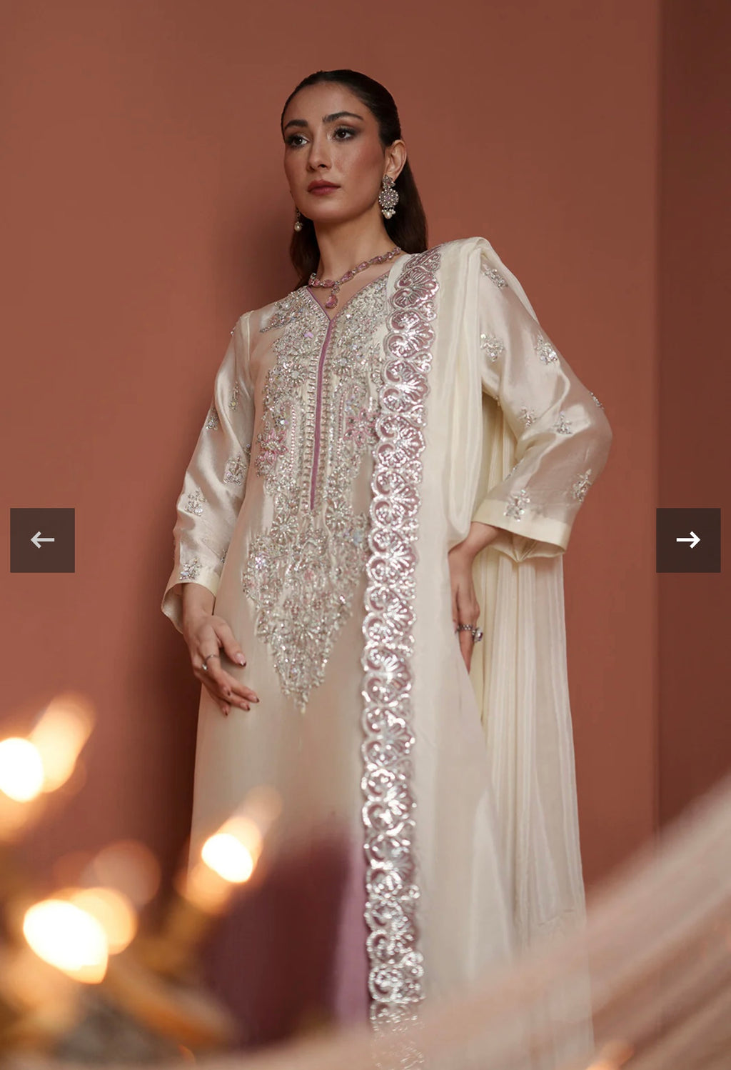 3 Pieces Embellished suit ( Pre order)