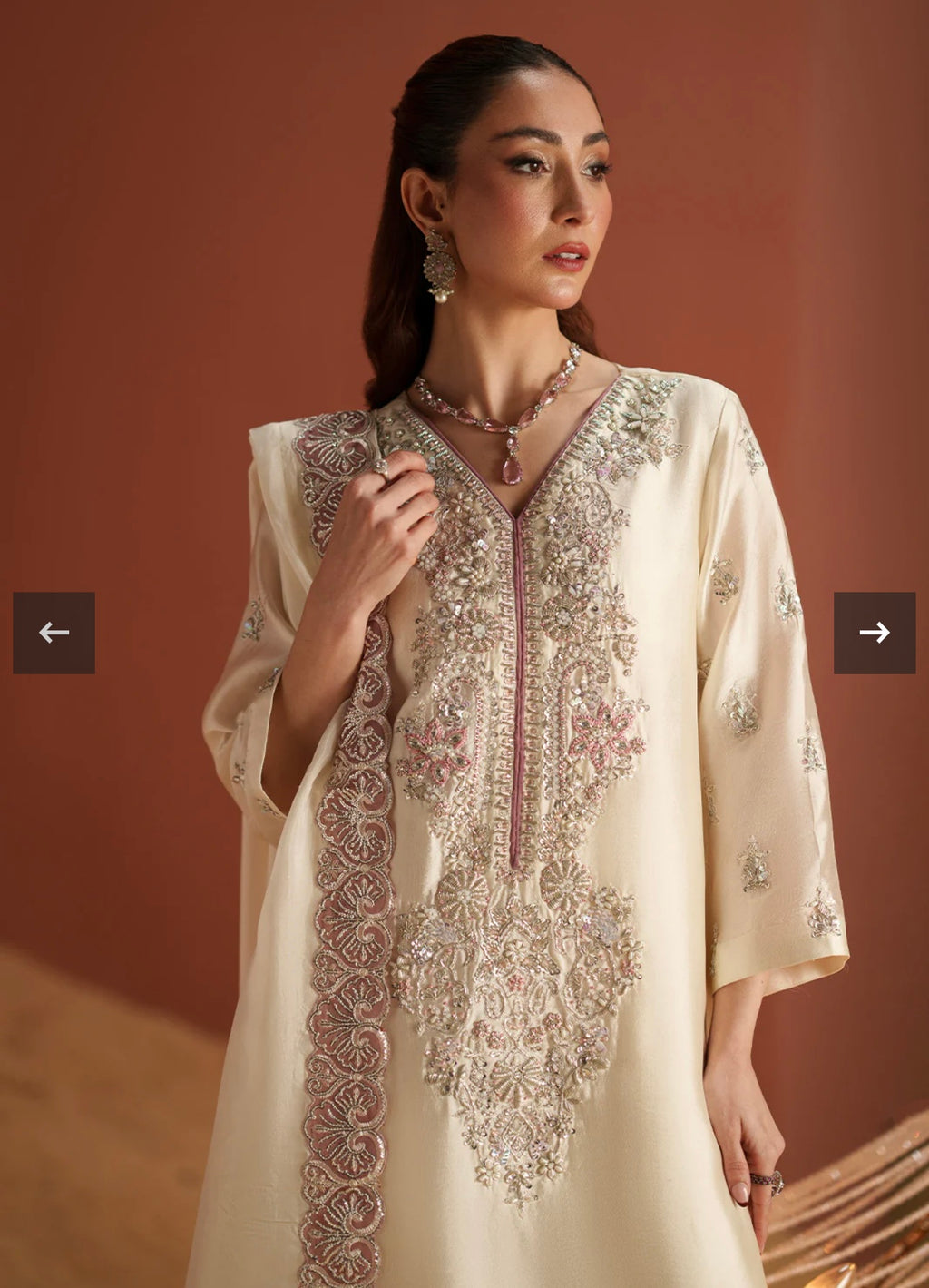 3 Pieces Embellished suit ( Pre order)