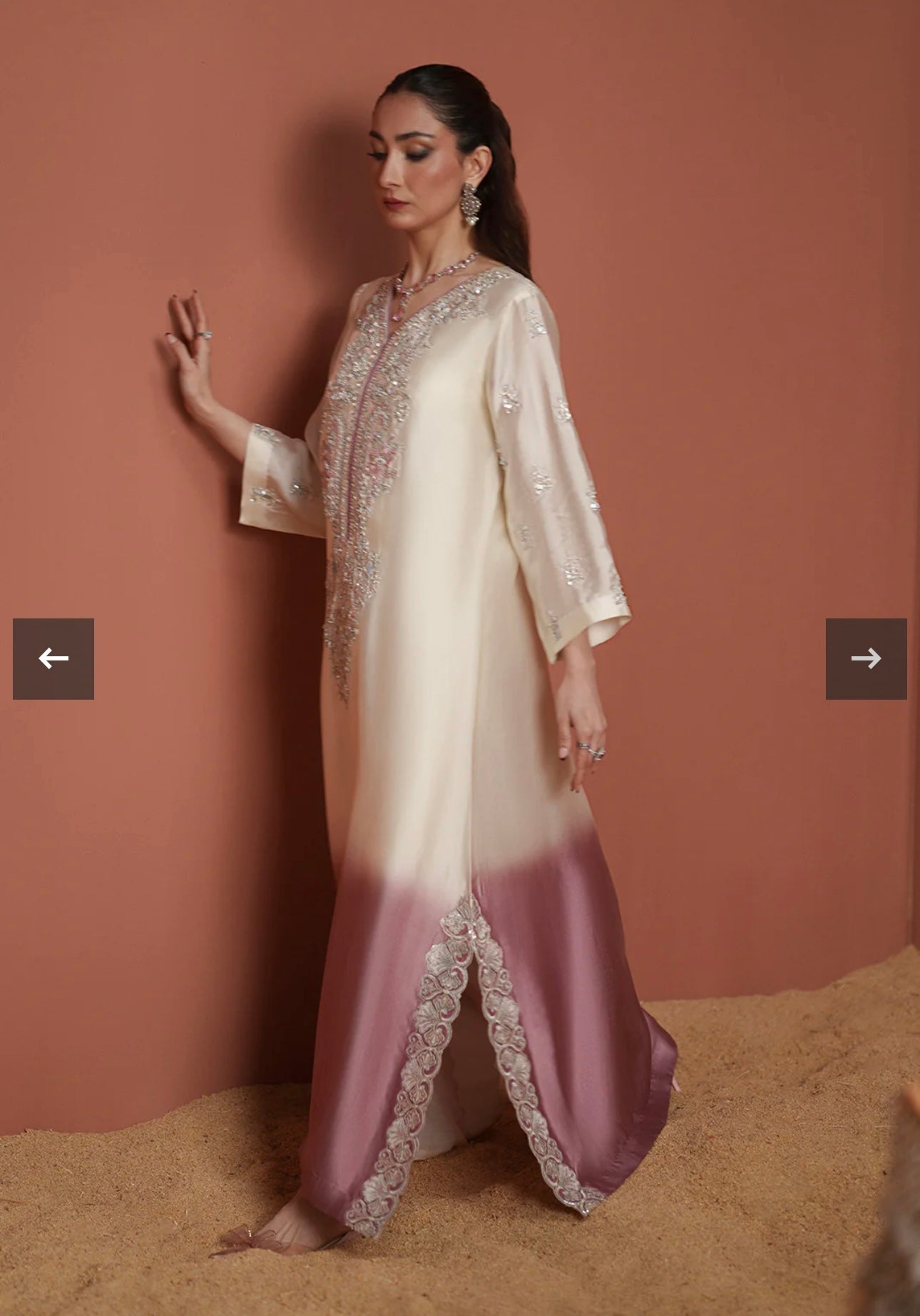 3 Pieces Embellished suit ( Pre order)