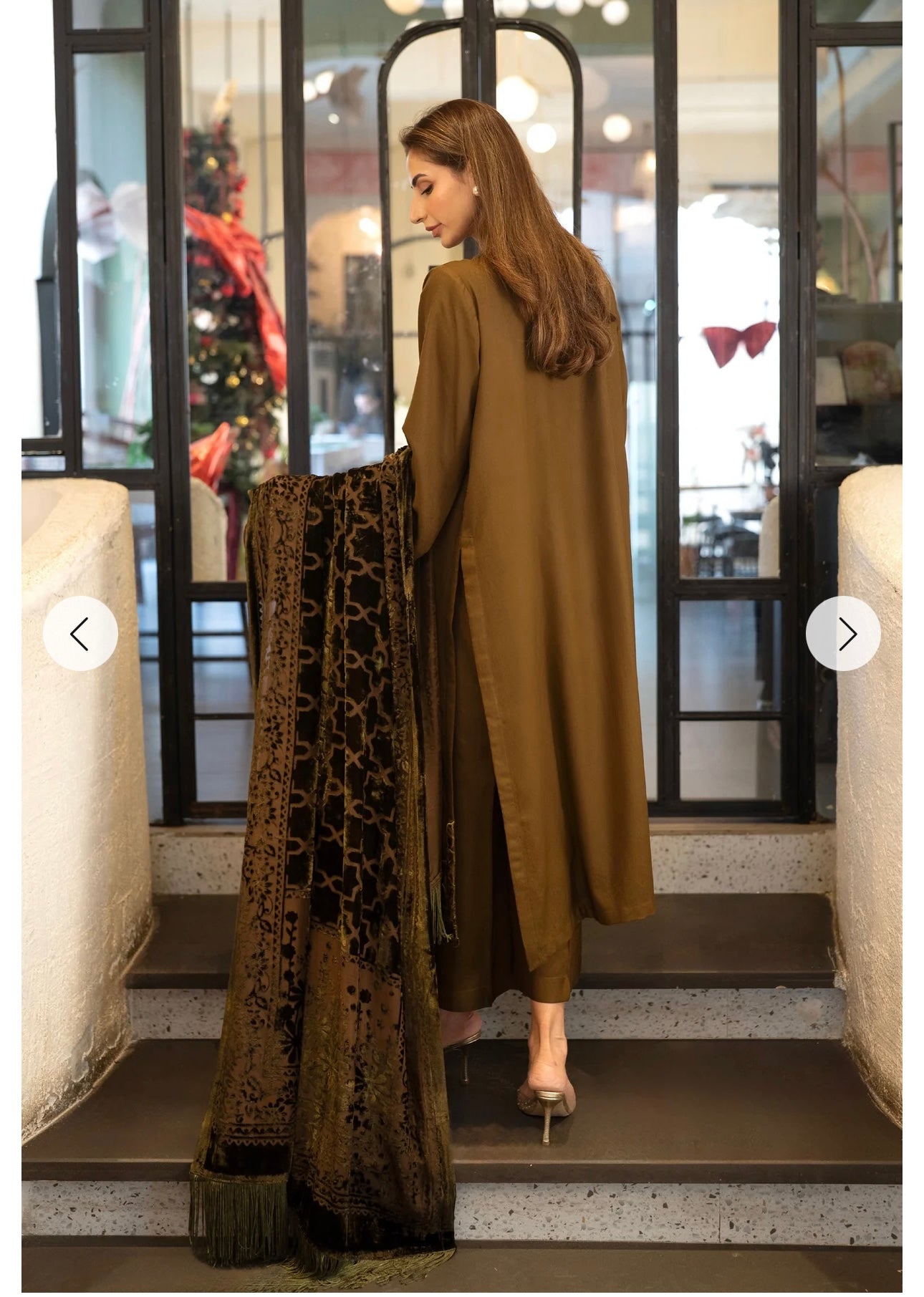 3 Piece embroidered suit (Pre Order)