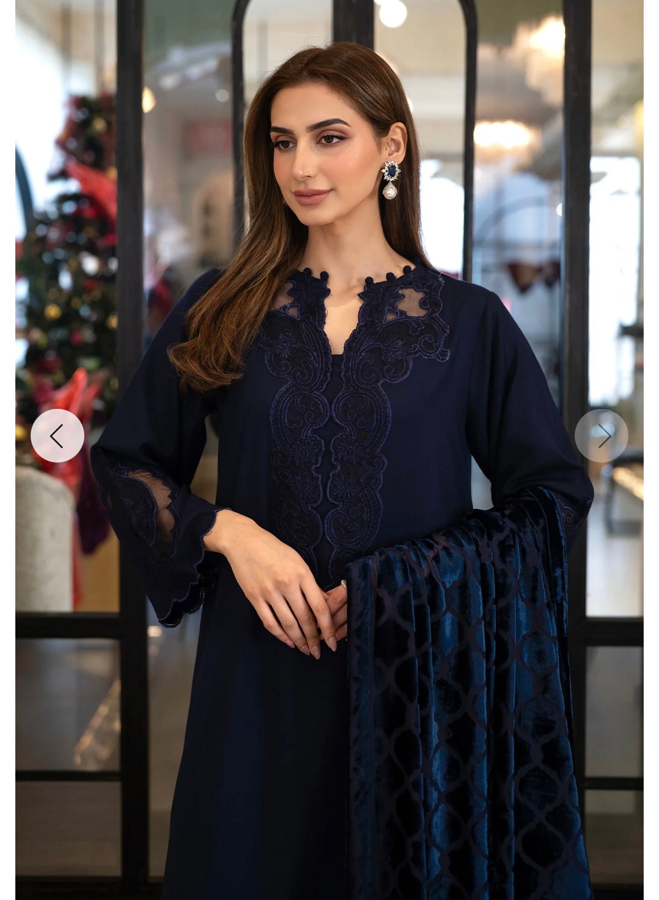 3 Piece embroidered suit (Pre Order)