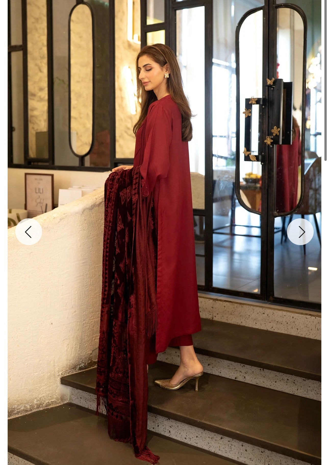 3 Piece embroidered suit (Pre Order)