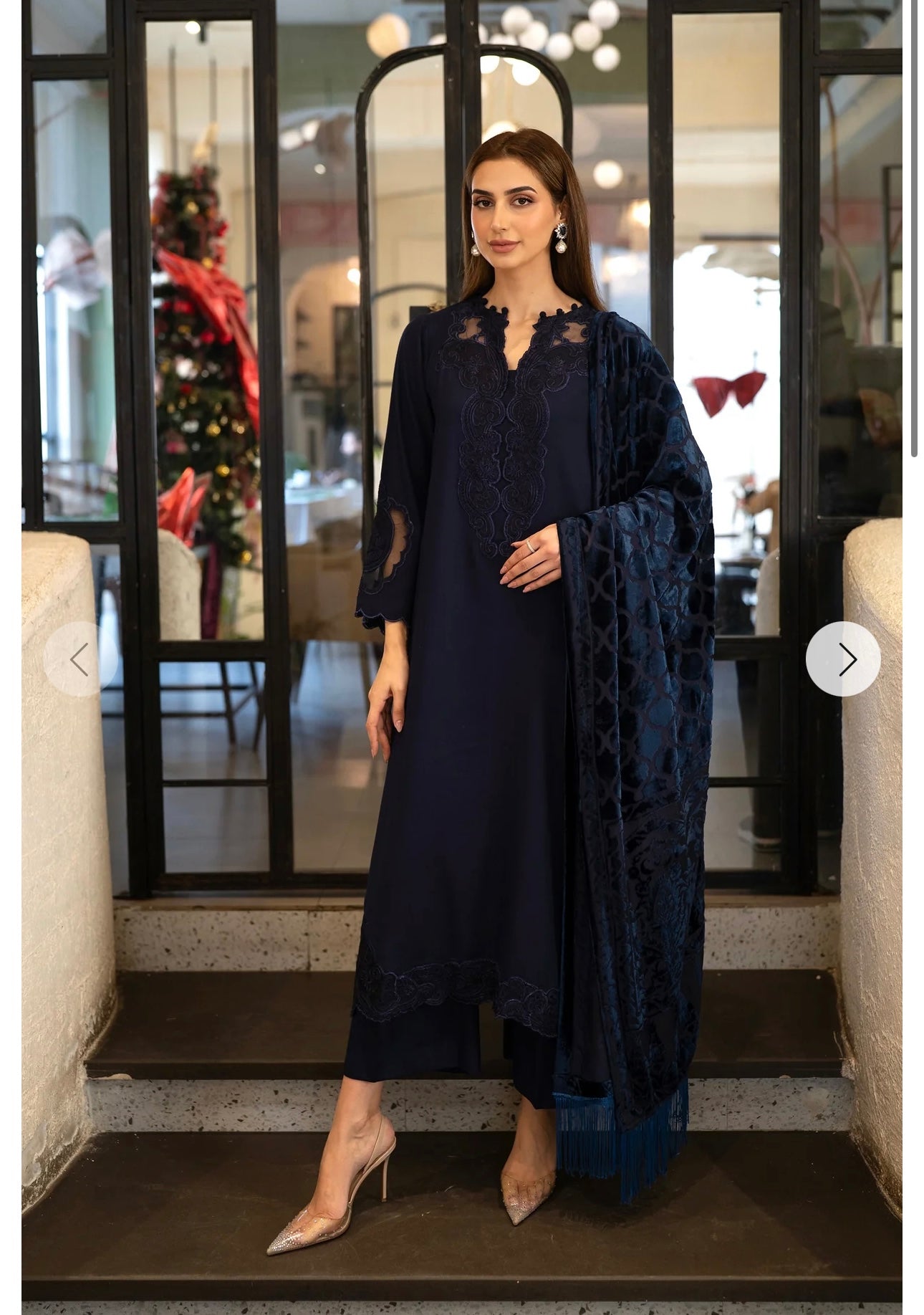 3 Piece embroidered suit (Pre Order)