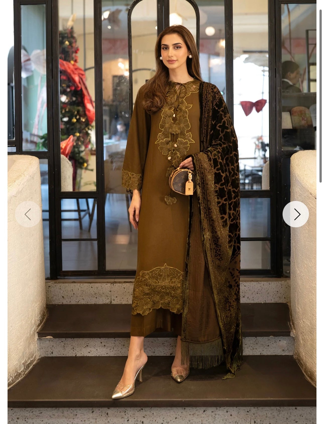 3 Piece embroidered suit (Pre Order)