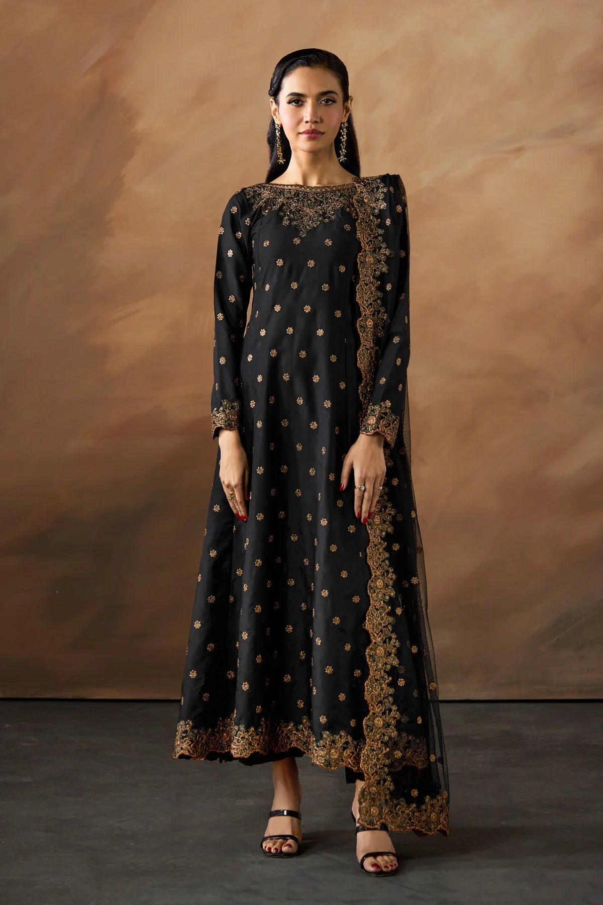 3 Piece embroidered suit