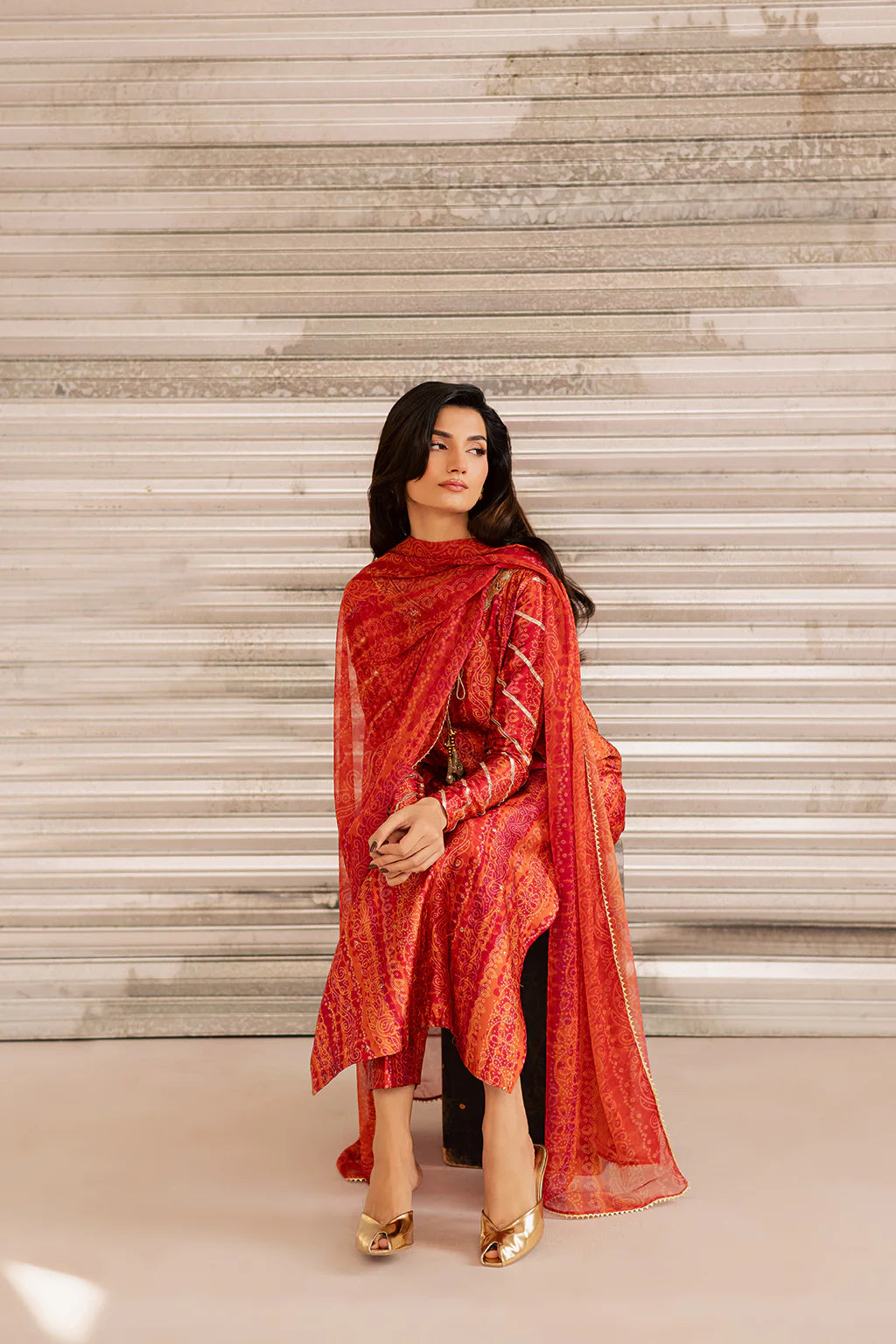 3 Piece embroidered Suit ( Pre order)