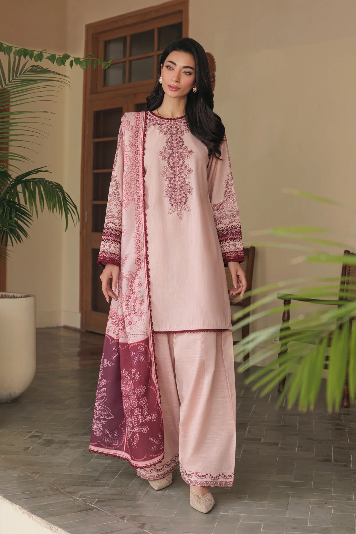3 Piece Khaddar suit (Pre Order)