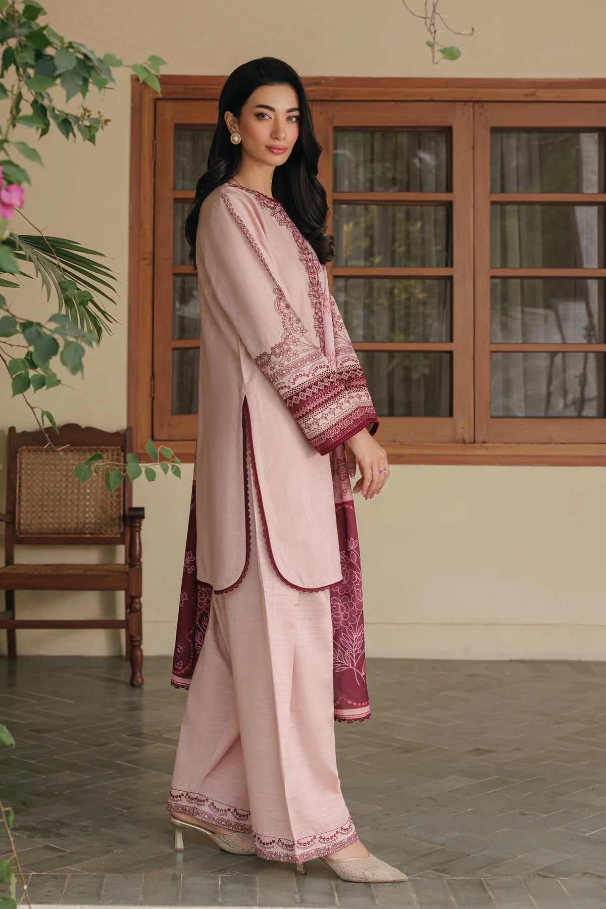 3 Piece Khaddar suit (Pre Order)