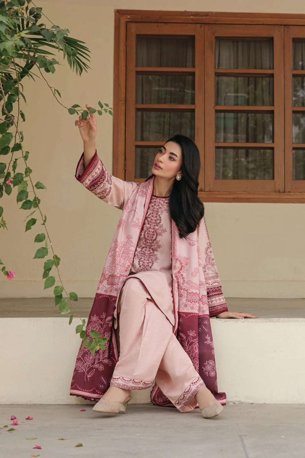 3 Piece Khaddar suit (Pre Order)