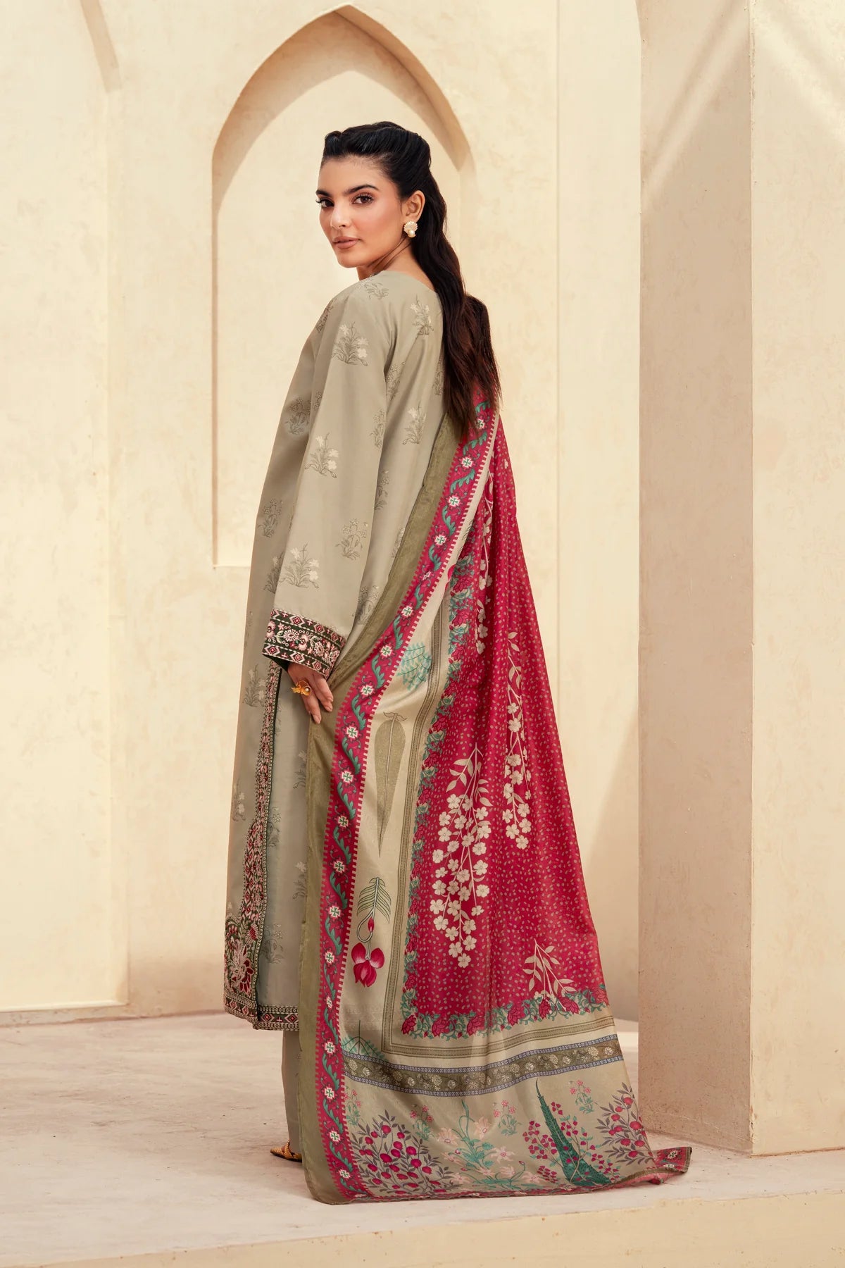 3 Piece embroidered suit ( Pre Order)