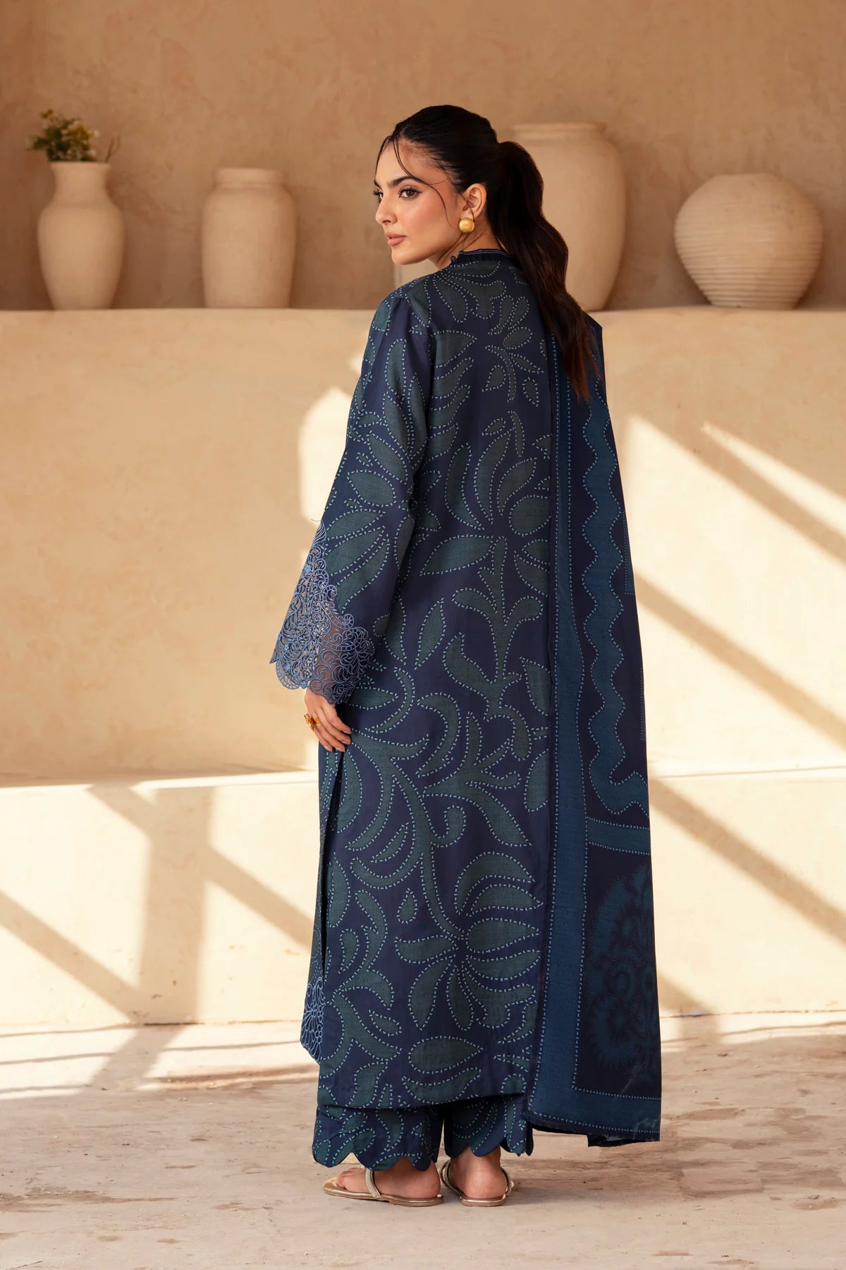 3 Piece embroidered suit (Pre Order)