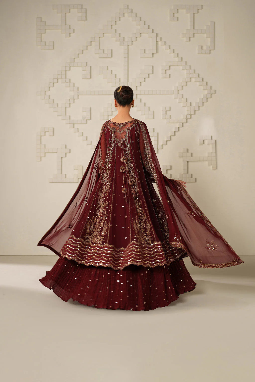 3 Piece embroidered dress (Pre Order)