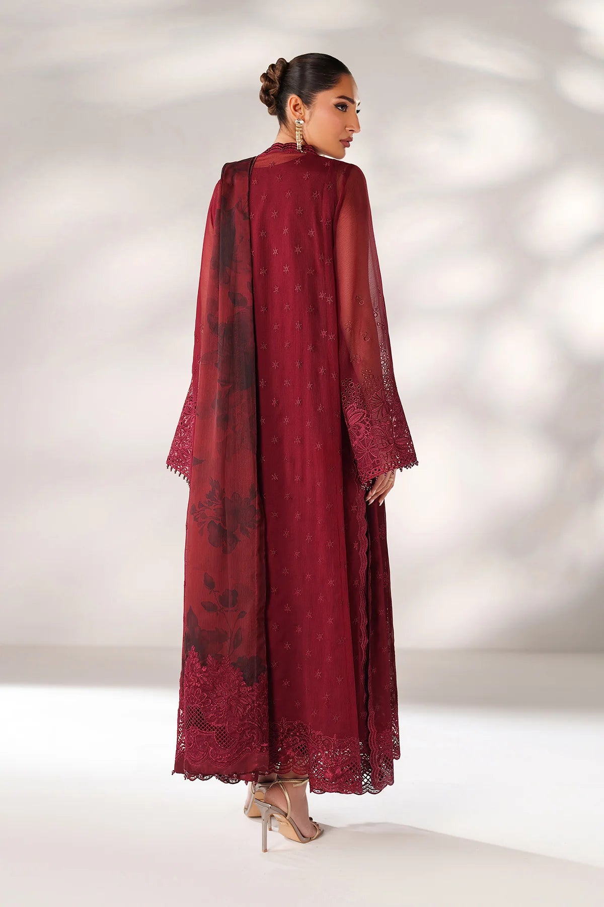 3 Piece embroidered suit (Pre order)